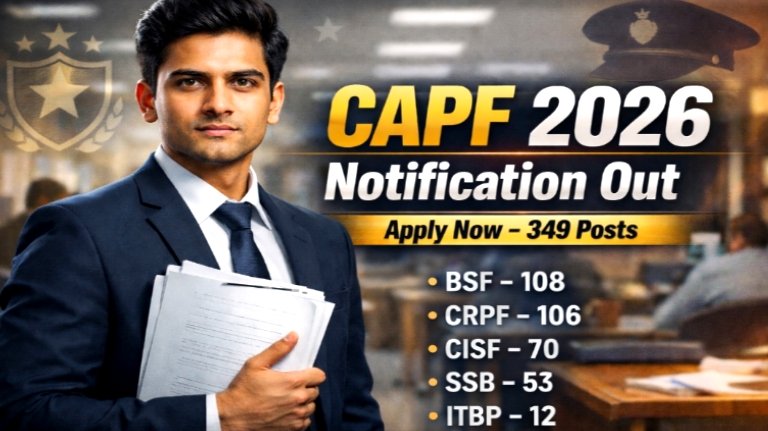 CAPF AC Recruitment 2026